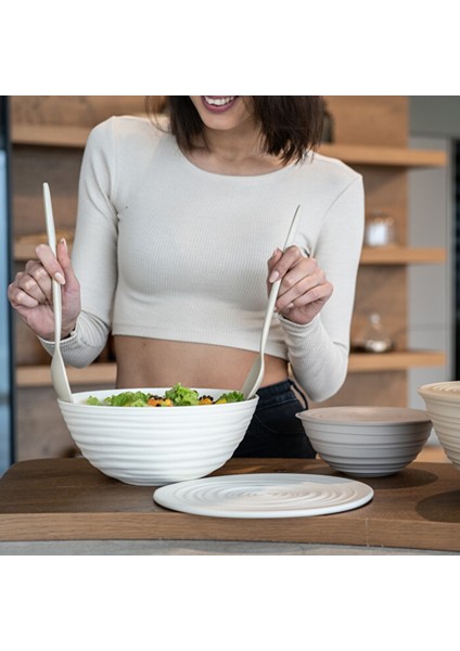 Tıerra Xl Salata Kase Kapaklı Süt Beyaz modelleri