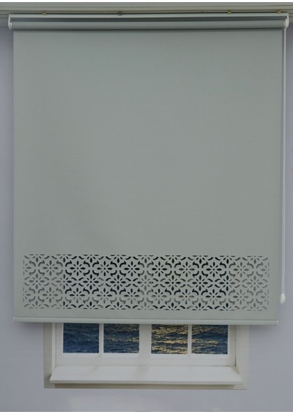 Lazer Kesim Kalın Ithal Mat Stor Perde - 30 cm Lazer Yüksekliği modelleri