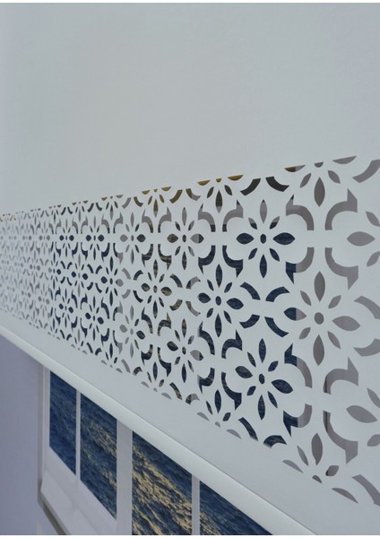 Lazer Kesim Kalın Ithal Mat Stor Perde - 30 cm Lazer Yüksekliği fiyatları