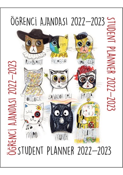 Paınter Cats Student Planner 2022-2023