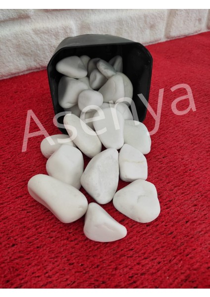 Beyaz Dolomit Taş 5 kg 2-4 cm Dere Çakıl Taşı Bahçe Süs Taşı Saksı Teraryum Taşı Akvaryum Taşı indirimleri