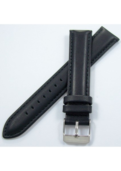 Bizon Deri Saat Kayışı 24MM Xl Uzun Siyah Düz Desensiz Dikişli fiyatları