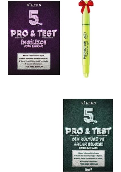 5. Sınıf Pro&Test Din ve Ingilizce Soru Bankası