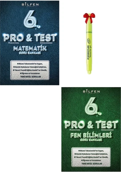 Bilfen Yayınları 6. Sınıf Protest Matematik Fen Bilimleri Soru Bankası