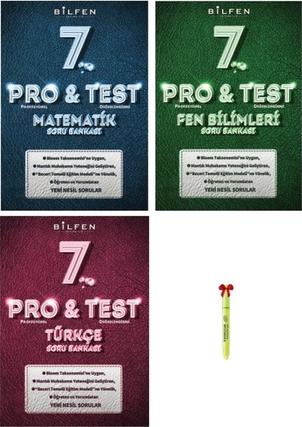 7. Sınıf Tam Protest Matematik Fen Bilimleri Türkçe Soru Bankası