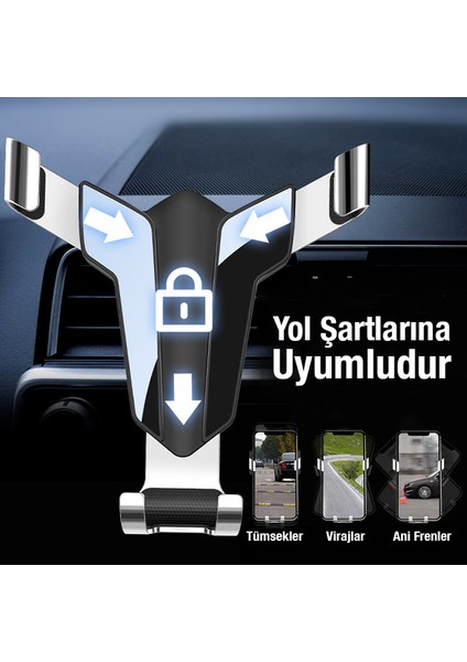 Araç Havalandırma Bölmesi Telefon Tutucu Big Swordman ALL-35461