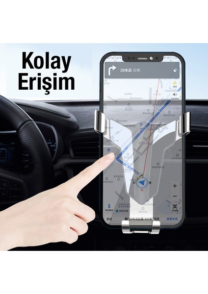 Araç Havalandırma Bölmesi Telefon Tutucu Big Swordman ALL-35461
