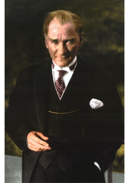 Atatürk Posteri Bayrağı Model2 200X300CM