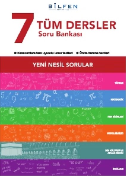 Bilfen Yayınları 7. Sınıf Tüm Dersler Soru Bankası