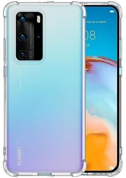 Huawei P40 Kılıf Ultra Korumalı Şeffaf Antishock Silikon