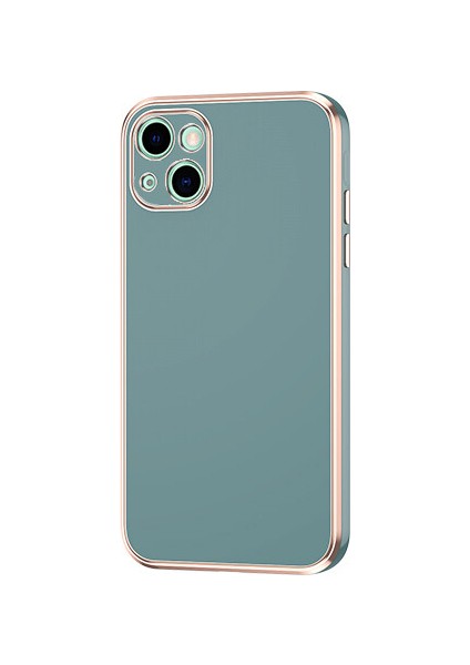 Apple Iphone 13 Kılıf Renkli Parlak Kenarlı Laser Bark Silikon