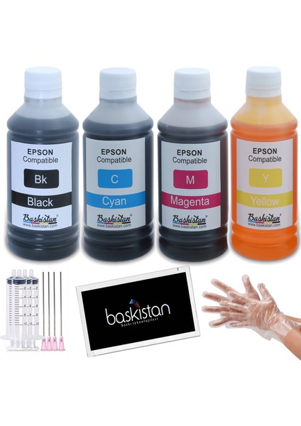 Epson L455 Mürekkep 4X250 ml (Muadil)
