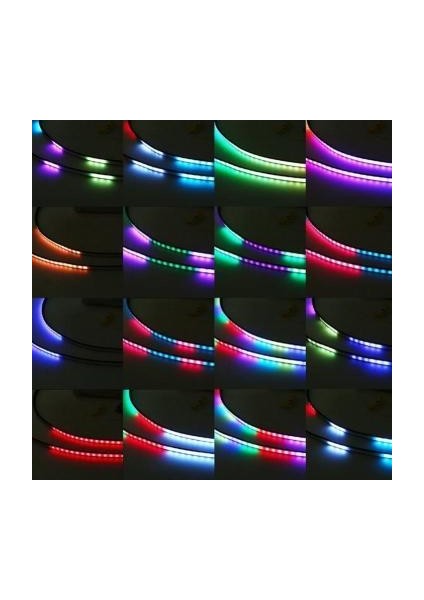 Arac Altı Rgb LED Aydınlatma 60 cm Uzaktan Kumandalı