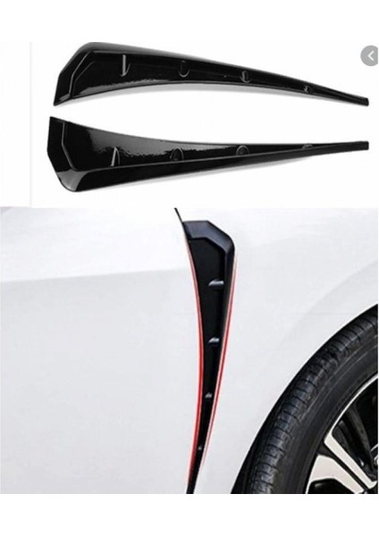 Fiat Sedici Çamurluk Venti Piano Black (2 Adet)
