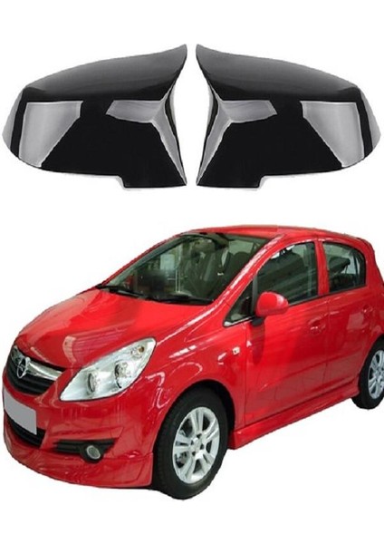 X-Large Garage Opel Corsa D  Araca Özel Batman Yarasa Ayna Kapağı Pianoblack