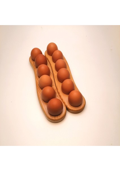 Ahşap Yumurtalık 6+6=12'li