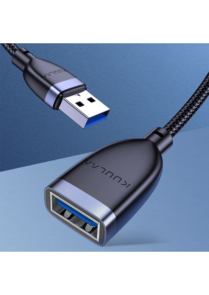 USB 3.0 2A Male To Female 15CM Dişi-Erkek Kuulaa USB Dönüştürücü Kablo