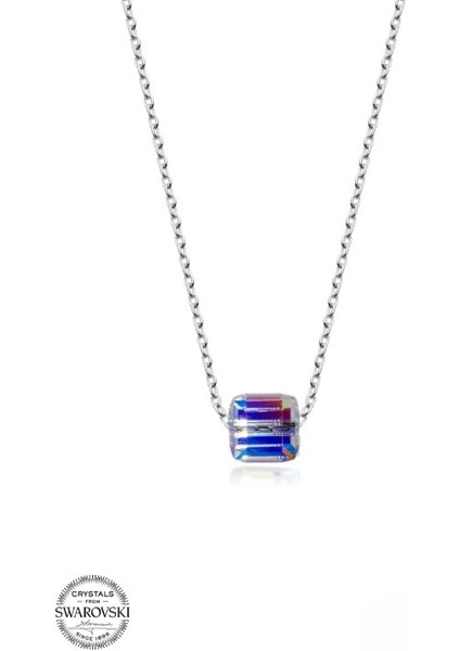 Swarovski Crystal 925 Ayar Gümüş Kolye