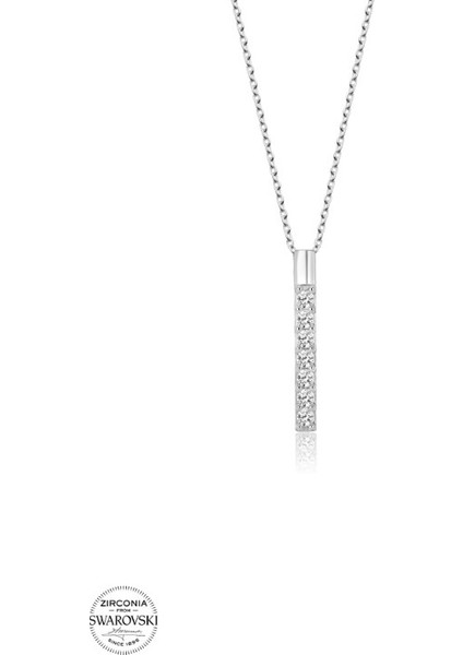 Swarovski Zirconia Dilek Taşı 925 Ayar Gümüş Kolye