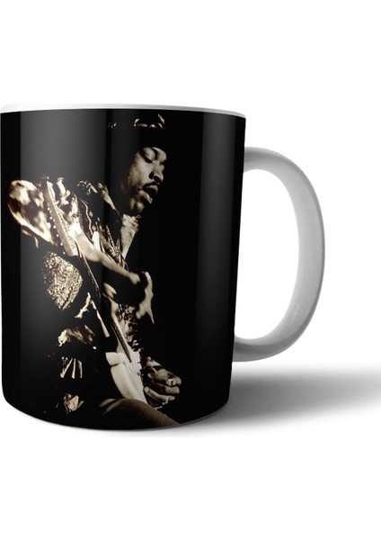 Jimi Hendrix Kupa Bardak Model 2