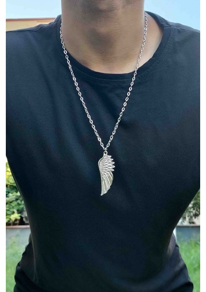 Kartal Kanat Gümüş Erkek Kolye fırsatları