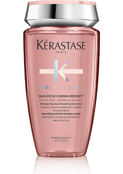 Chroma Absolu Bain Riche Boyalı Saçlar Için Renk Koruyucu Şampuan 250 ml