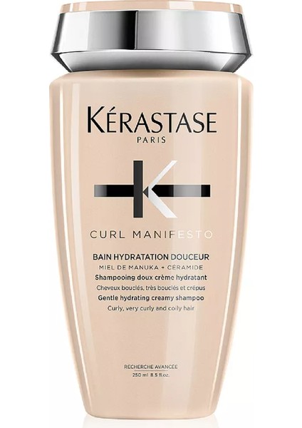 Curl Manifesto Bain Hydratation Douceur For Curly Hair Shampoo 250 ml