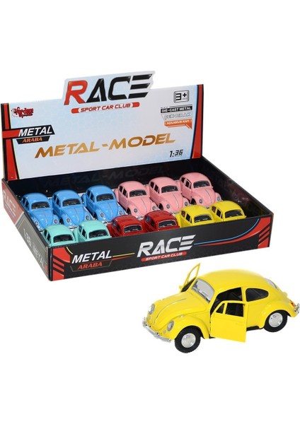 80131-12 Çek Bırak Die Cast Arabalar 1:36 -Vardem