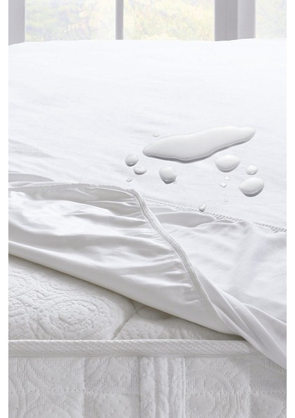 Fitted Alez 160X200 cm Sıvı Geçirmez Çift Kişilik Micro Kumaş
