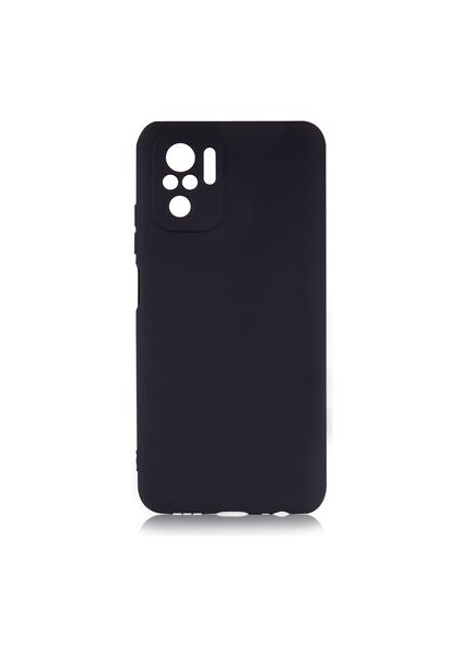 Xiaomi Redmi Note 10 Yumuşak Esnek Silikon Kapak - Siyah