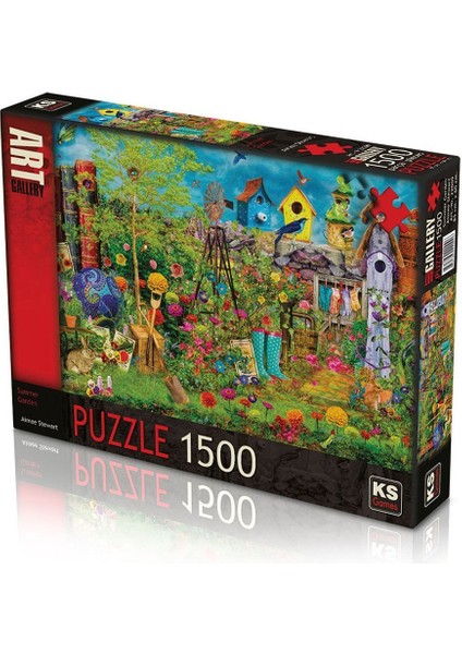 22009 Ks Summer Garden - Aimee Stewart 1500 Parça Art Gallery Puzzle