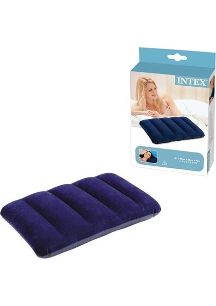 IKY68672 Intex Kadife Kaplı Şişme Minder Yastık