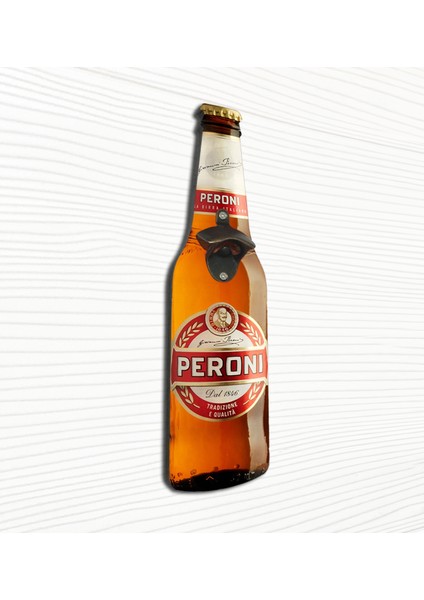 Duvar Tipi Şişe Açacağı Ahşap Bira Açacağı Peroni Şişe Modeli
