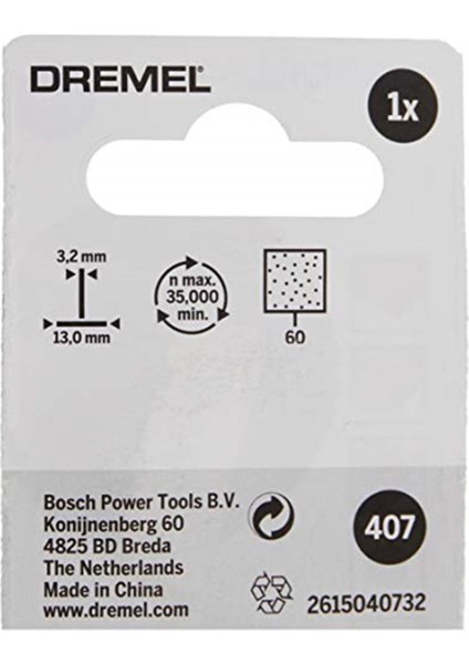 Marka: Dremel 407 Zımpara Mandreni ve Bandı Kategori: Zımpara Ucu modelleri