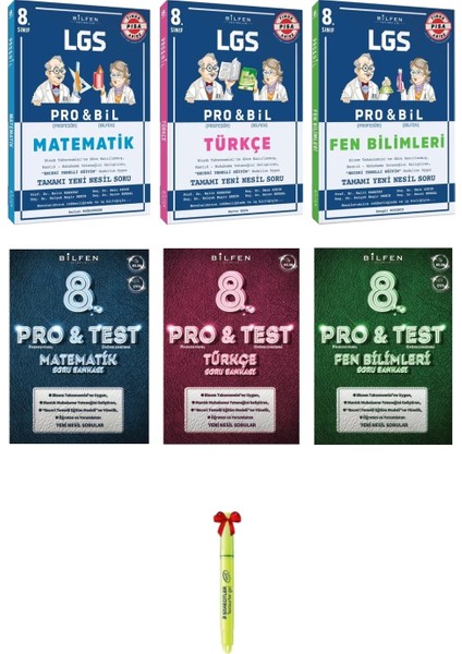LGS 8. Sınıf Probil Protest Matematik Türkçe Fen Soru Bankası