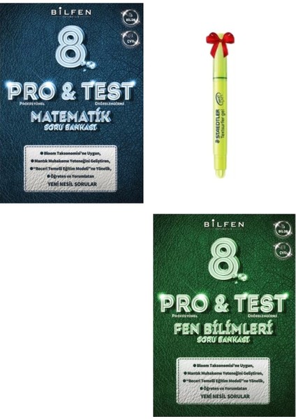 LGS 8. Sınıf Protest Matematik ve Fen Bilimleri Soru Bankası