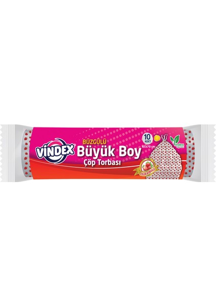 Çöp Torbası Büzgülü Büyük Boy Çilek Kokulu