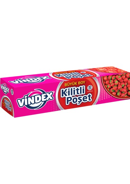 Kilitli Buzdolabı Poşeti Büyük Boy