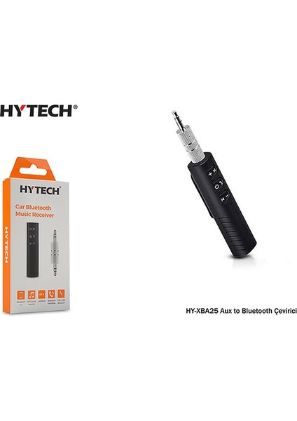 HY-XBA25 Siyah Aux To Bluetooth Çevirici