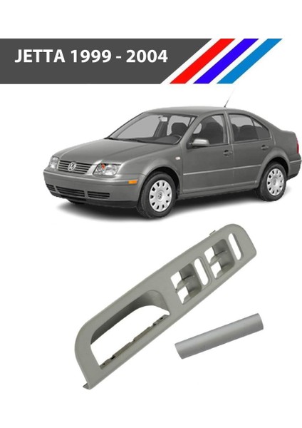 Jetta Cam Anahtar Çerçevesi Sol Taraf Gri Renk - Kapaklı Tip
