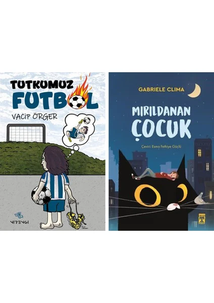 Tutkumuz Futbol - Mırıldanan Çocuk 2 Kitap Set