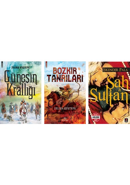 Güneşin Krallığı - Bozkır Tanrıları - Şah ve Sultan 3 Kitap Set