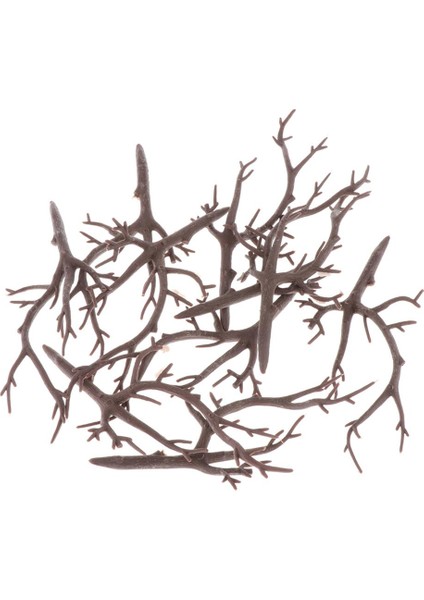 10'lu Plastik Boynuzlar Dalı Tedarik Diy Giysi Kostümü (Yurt Dışından)