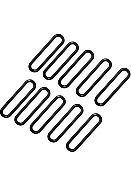 10 Kaynaklı Güçlü D Şekil Halkaları D Metal Ağır Dergi Siyah 1" Iç Genişlik (Yurt Dışından) fırsatları