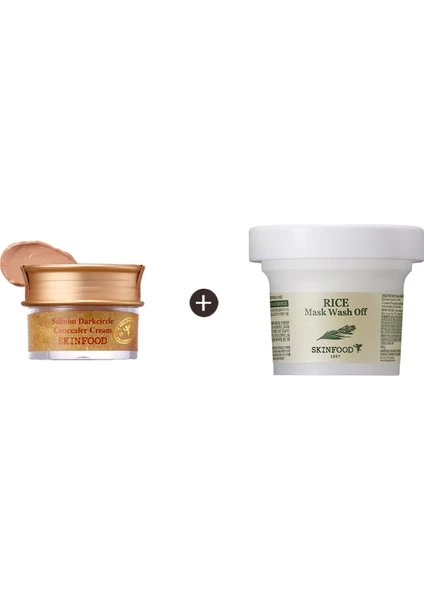 Skinfood Salmon Concealer (1) + Rice Mask