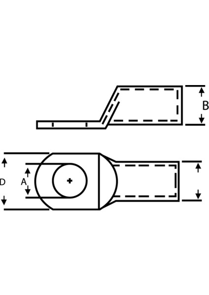 35 mm Standart Sıkmalı Kısa Tip Pabuç 5 Adet