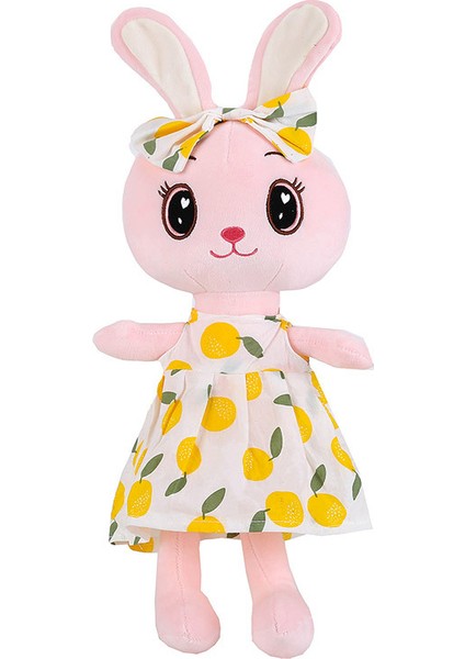 Sevimli Ilmek Tavşan Bebek Peluş Oyuncak Uyku Bebeği Sarı (Yurt Dışından)
