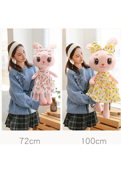 Sevimli Ilmek Tavşan Bebek Peluş Oyuncak Uyku Bebeği Sarı (Yurt Dışından)