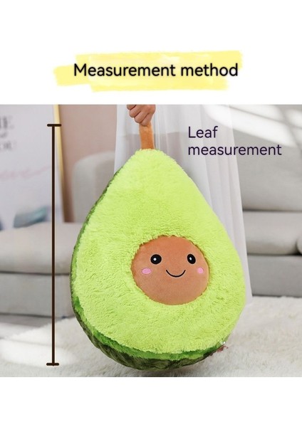 Şirin Avokado Yastık Peluş Oyuncak Yeşil (Yurt Dışından)
