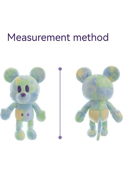 Renkli Mickey Mouse Figürü Minnie Mickey Peluş Oyuncak Mavi (Yurt Dışından)